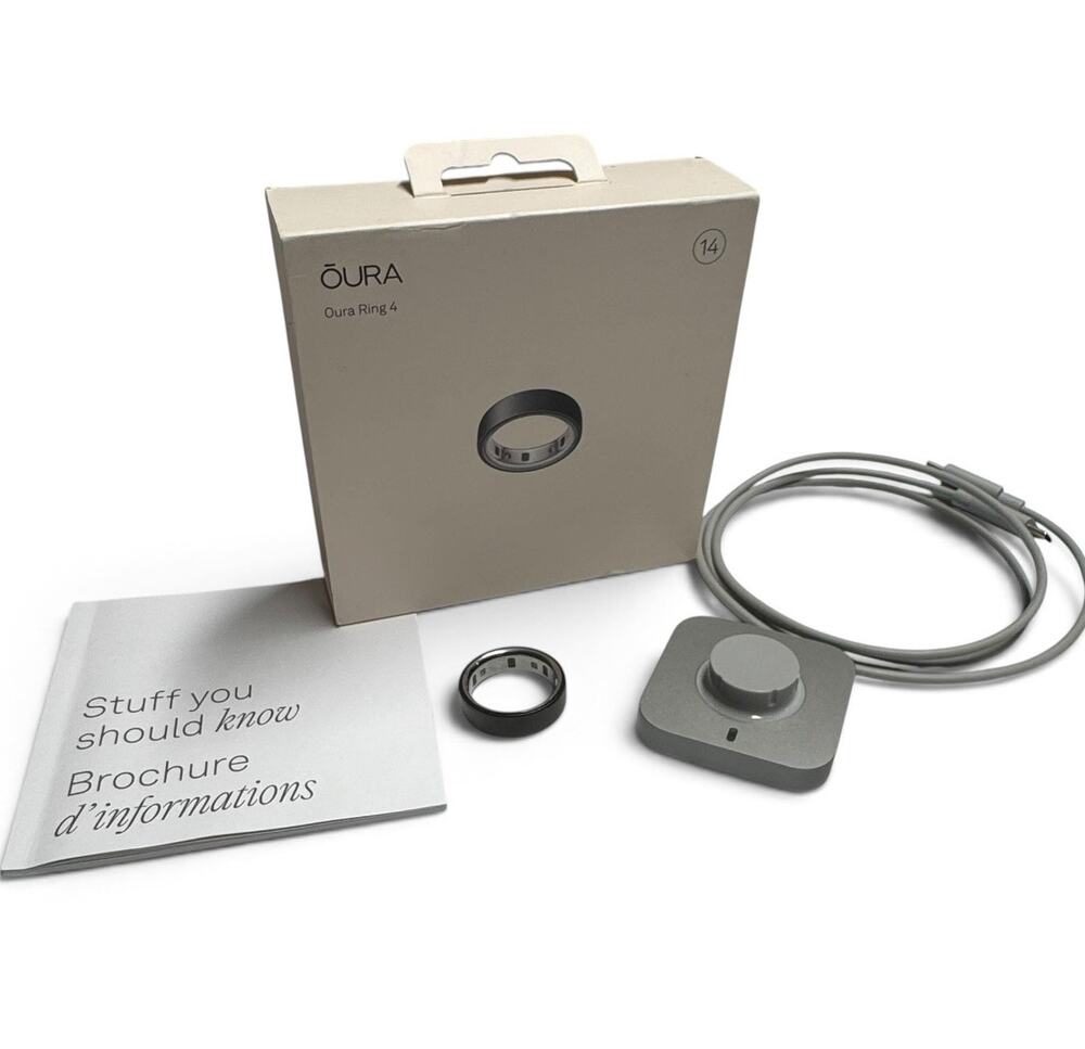 Oura Ring Stealth Black Gen 4 Size 14